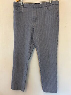 Banana Republic Classic Black and White Houndstooth Pants Size 16 EUC